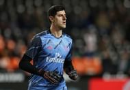 Courtois made some telling saves to keep Real Madrid in the game